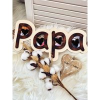 Papa | Vater Vatertag Bilder Fotos Bilderserie Fotorahmen Geschenk Vattertag Schriftzug Geburtstagsgeschenk Papa | Vater Vatertag Bilder Fotos Bilderserie Fotorahmen Geschenk Vattertag Schriftzug Geburtstagsgeschenk von AlexasKreativwerk