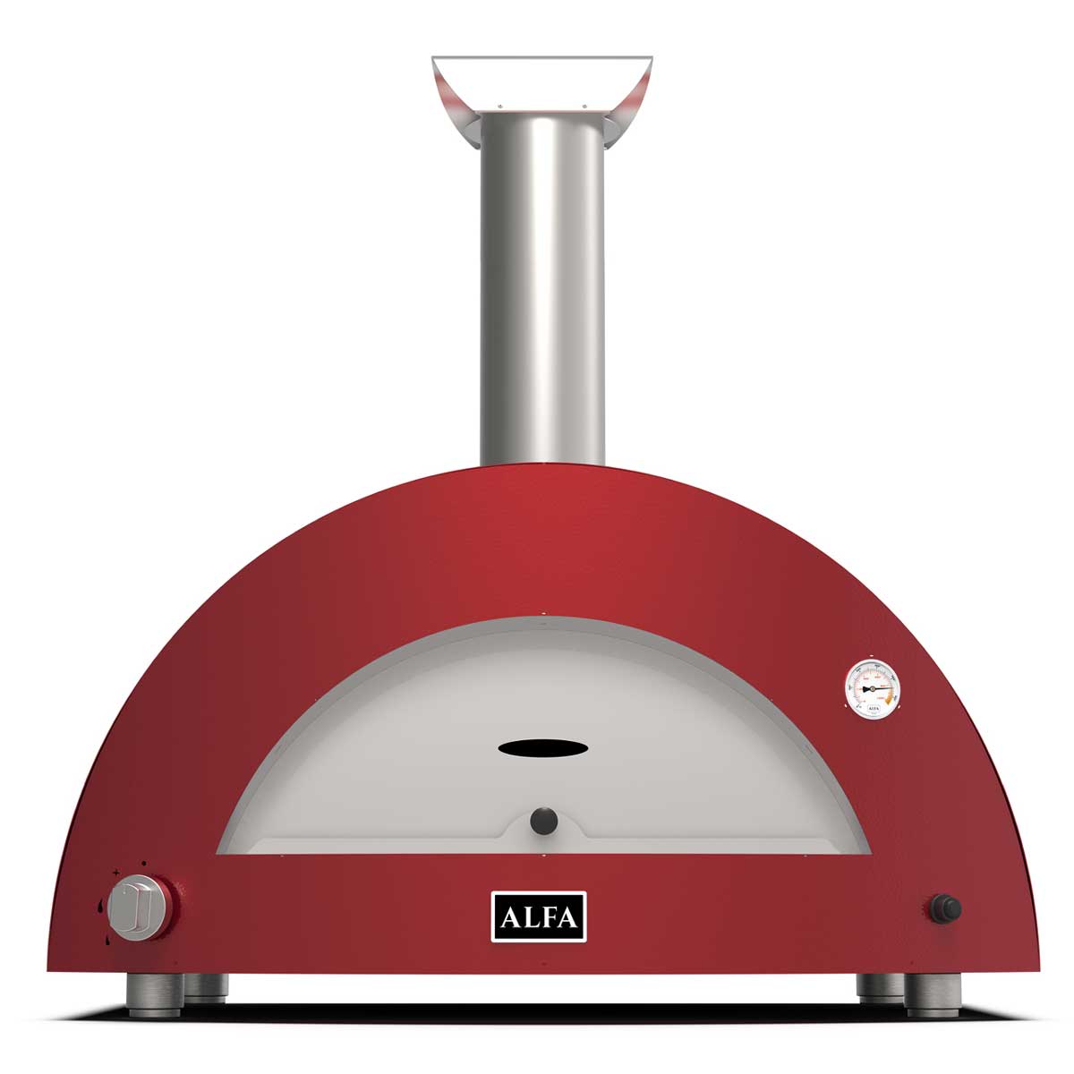 Alfa Forni Gas Pizzaofen Moderno 3 Pizze Antikrot | Hybrid von Alfa Forni