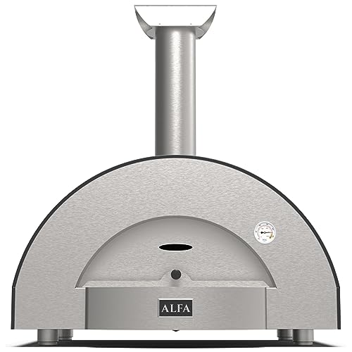 Alfa Forni Holzkohlegrills Marke Modell Classico 2 Pizze Legna Ardesia Grey von Alfa Forni