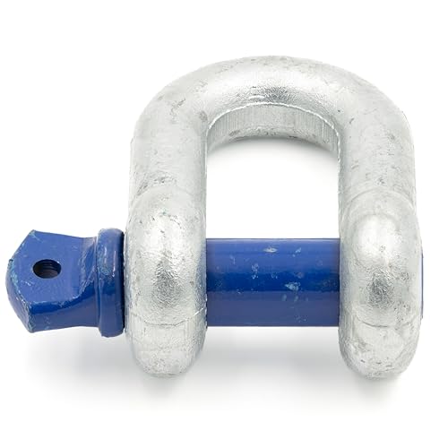 Schäkel 4,75t Tragfähigkeit 1 Stück Gerade mit Augbolzen - Geradschäkel Form DW - Schäkel Hochfest Stahl Feuerverzinkt - Hochfester Bügelschäkel - Lastschäkel - Hebeschäkel Schäkel 4,75t Tragfähigkeit 1 Stück Gerade mit Augbolzen - Geradschäkel Form DW - Schäkel Hochfest Stahl Feuerverzinkt - Hochfester Bügelschäkel - Lastschäkel - Hebeschäkel von Alfa Logistik