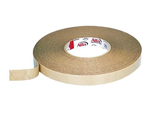 145 Alfa Twin 50 mm x 50 m, doppelseitiges Klebeband, 5 versch. Verpackungseinheiten (1 Stück) von Alfa