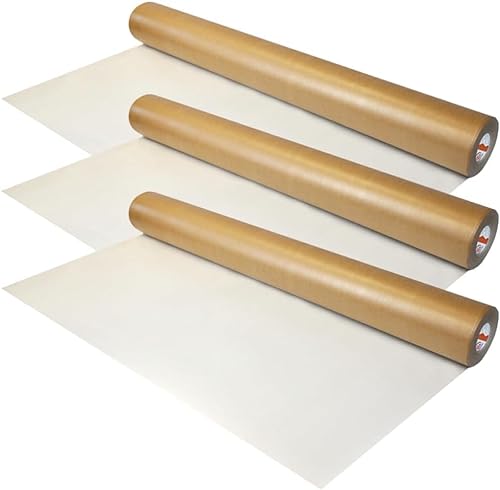 Alfa 3x Milchtütenpapier 180 g/m² beidseitig PE-beschichtetes Abdeckpapier 50 m² zum Schützen und Abdecken von Alfa