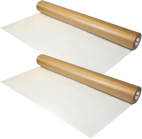 Alfa 2x Milchtütenpapier 280 g/m² beidseitig PE-beschichtetes Abdeckpapier 50 m² zum Schützen und Abdecken von Alfa