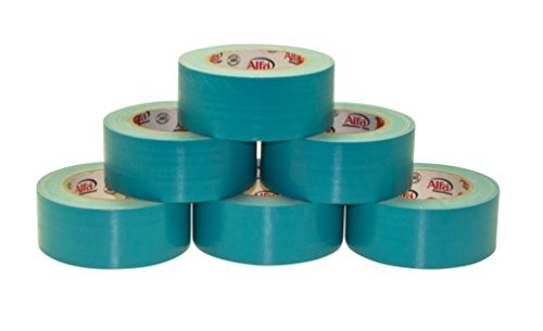 Alfa 6x UV-beständiges Klebeband Gewebeband blau 50 mm x 25 m Panzer-Tape Duct Tape von Alfa