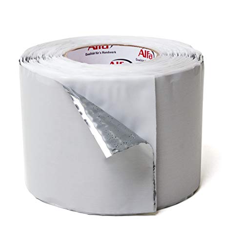 Alfa Aluminium Butylband 100mm x 10m Profi-Qualität Reparaturband Klebeband Abdichtband Dichtungsband für dauerhafte Abdichtungen von Alfa