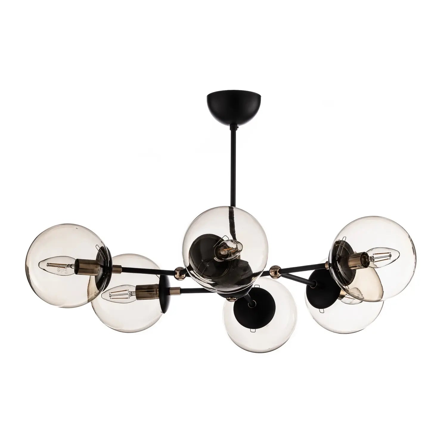 B-Ware Alfa Deckenleuchte Lampe Itoris Deckenlampe 6 Flg Hängeleuchte Schwarz/Gold E14 B-Ware Alfa Deckenleuchte Lampe Itoris Deckenlampe 6 Flg Hängeleuchte Schwarz/Gold E14 von Alfa