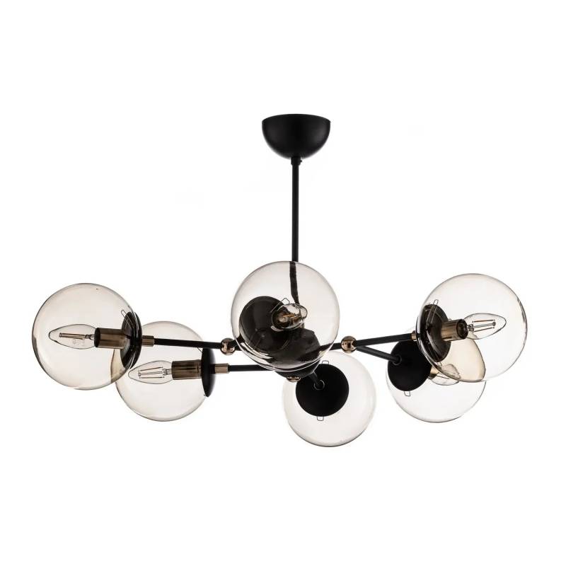 B-Ware Alfa Deckenleuchte Lampe Itoris Deckenlampe 6 Flg Hängeleuchte Schwarz/Gold E14 B-Ware Alfa Deckenleuchte Lampe Itoris Deckenlampe 6 Flg Hängeleuchte Schwarz/Gold E14 von Alfa