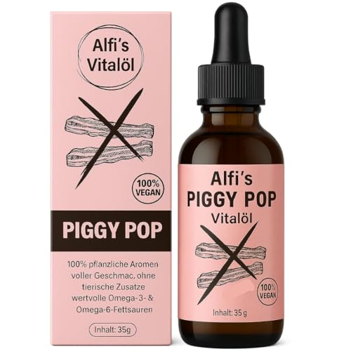 Geschmacksöl für Hunde und Katzen Speck-Geschmack hilft bei Tabletten Schonkost und Gemüse einfache Einnahme vegane Alternative zu Lachsöl mit Omega 3 und 6/140 Portionen Alfi’s Gourmet Kitchen von Alfi´s Gourmet Kitchen