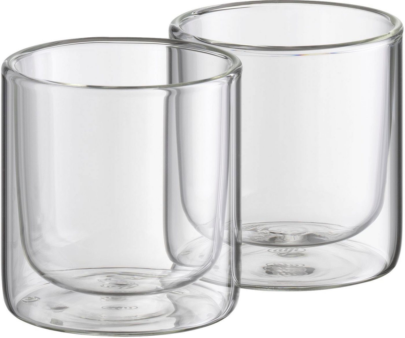 Alfi Gläser-Set GLASMOTION, Borosilikatglas, 190 ml, handgefertigt, mundgeblasen, 2-teilig von Alfi