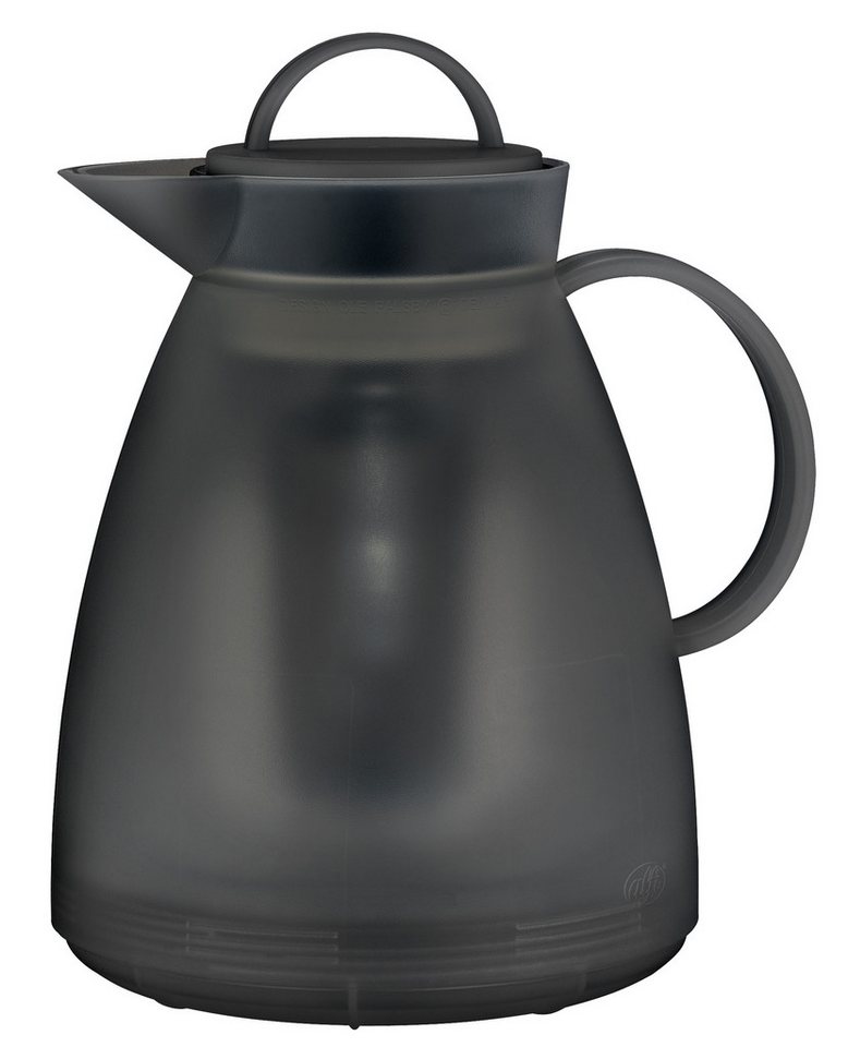 Alfi Isolierkanne DAN TEA, mit Hartglaseinsatz, 1,00 l, (1-St), 3h heiß & 6 kalt, locker aufliegendes Scharnier-Deckelsystem von Alfi