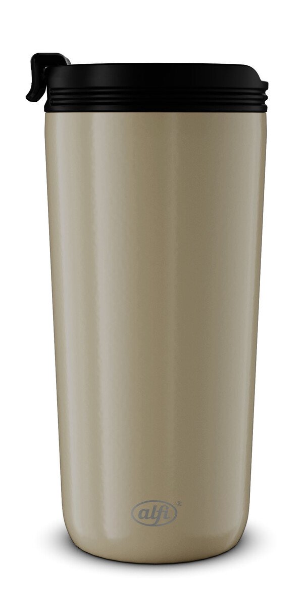 Isolier-Trinkbecher 0,4 l Iso Coffee Mug Linen Beige Mat von Alfi