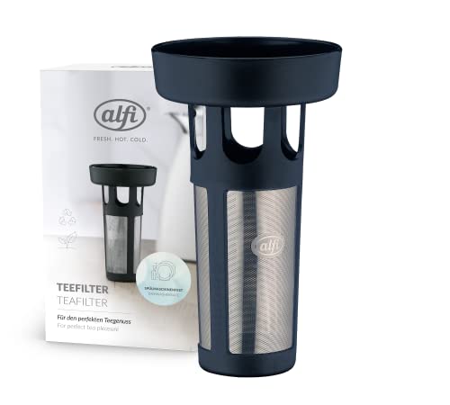 alfi DAN TEA FILTER, Teesieb mit Edelstahlfilterfolie, Filter zum direkten Brühen in der Isolierkanne und Tasse, feine Aroma-Mikroporen für perfekten Teegenuss, für DAN TEA von alfi