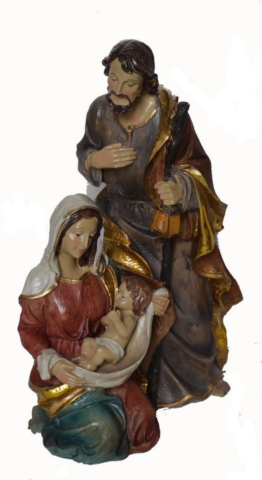 Alfred Kolbe Krippenfigur Familienblock, Weihnachtsdeko, Höhe 25,5 cm von Alfred Kolbe