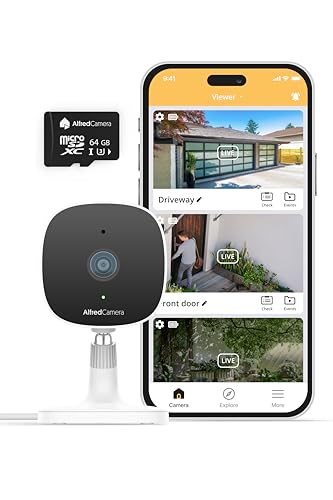 AlfredCam Plus 2 Überwachungskamera Außen 2.5K mit LED-Scheinwerfer, Farb-Nachtsicht, Zwei-Wege-Audio, IP65 Wetterfest, 24/7 Aufnahme mit 64GB Speicherkarte AlfredCam Plus 2 Überwachungskamera Außen 2.5K mit LED-Scheinwerfer, Farb-Nachtsicht, Zwei-Wege-Audio, IP65 Wetterfest, 24/7 Aufnahme mit 64GB Speicherkarte von AlfredCamera
