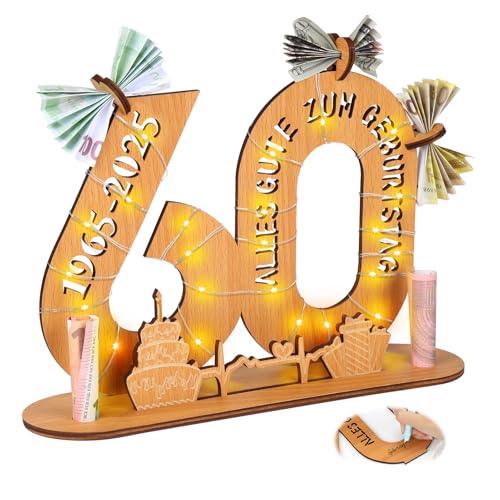 Alftek Geldgeschenke Geburtstag, Geschenkideen 60 Geburtstag Mann/Frau, Wooden Sign Guest Book Birthday, Holzschild Gästebuch Mit Halter Und Kerzenhalter Dekoration Geburtstagsgeschenk Alftek Geldgeschenke Geburtstag, Geschenkideen 60 Geburtstag Mann/Frau, Wooden Sign Guest Book Birthday, Holzschild Gästebuch Mit Halter Und Kerzenhalter Dekoration Geburtstagsgeschenk von Alftek