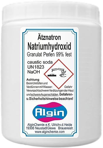 Ätznatron 2,0 kg in 2 Deckeldosen von Algin