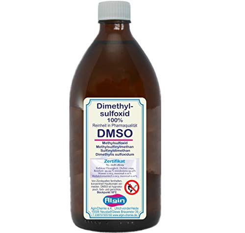 Algin DMSO rein 100ml Glas - 100%ig Dimethylsulfoxid Methylsulfoxid von Algin