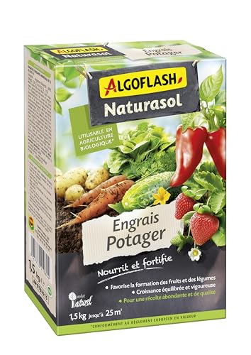 ALGOFLASH naturasol apotbio15 Dünger Potager grün 18.3 x 6.4 x 22 cm 1,5 Kg ALGOFLASH naturasol apotbio15 Dünger Potager grün 18.3 x 6.4 x 22 cm 1,5 Kg von Algoflash