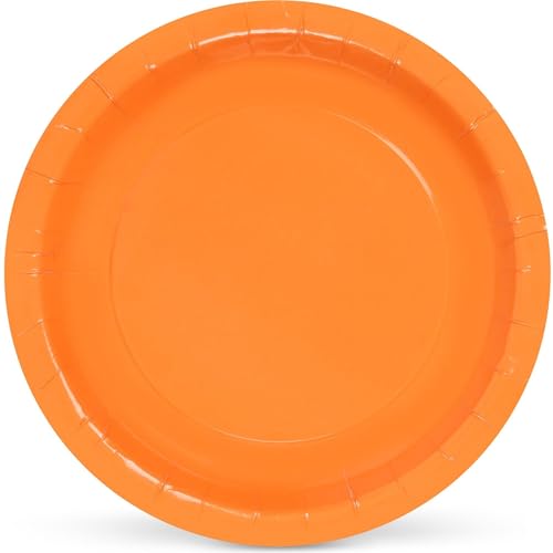 Algon Einwegteller, Größe 20 cm, robust und umweltfreundlich, ideal für Partys, Veranstaltungen und Versammlungen, 10 Stück, Orange Algon Einwegteller, Größe 20 cm, robust und umweltfreundlich, ideal für Partys, Veranstaltungen und Versammlungen, 10 Stück, Orange von Algon