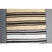 Handgeknüpfter Teppichläufer, Teppich, Oushak Dielenteppich, Vintage Küchenteppich, Gestreifter Teppich 60x160 cm von AliBabaCarpets