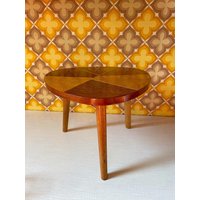 Mid Century Blumenhocker Aus Holz Im Patchwork Design | 50Er 60Er Vintage Mid Century Blumenhocker Aus Holz Im Patchwork Design | 50Er 60Er Vintage von AliceGroovy