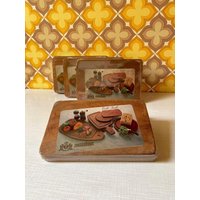 Set Aus 3 Zassenhaus Teakholz Brettern/Frühstücksbretter Schneidebretter Neu in Ovp | 60Er 70Er Mid Century Vintage von AliceGroovy