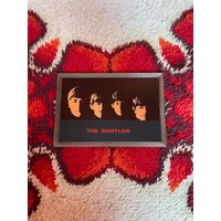 Vintage Beatles Spiegel/Bild Im Holzrahmen Aus Den 60Er - 70Er Jahre | Mid Century Rare von AliceGroovy