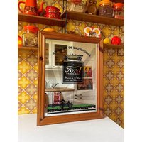 xxl Ford Oldtimer Spiegel/Bild Werbung Im Rahmen | Mid Century Vintage von AliceGroovy