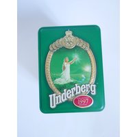 Retro Underberg Schnaps Dose, 1997 Vintage Dose Sammeln 90Er Jahre von AliceVintageTreasury