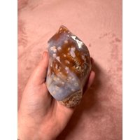 652 Gramm Blumenachat X Pink Amethyst Flamme Flower Agate Flame Kristall Chakra von AliceWondercrafting