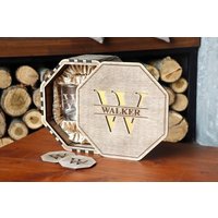 Whiskey Dekanter Gläser Set Jahrestag Geschenk Für Mann Decanter Whisky Herren Geburtstagsgeschenk von AliceWoodenCrafts