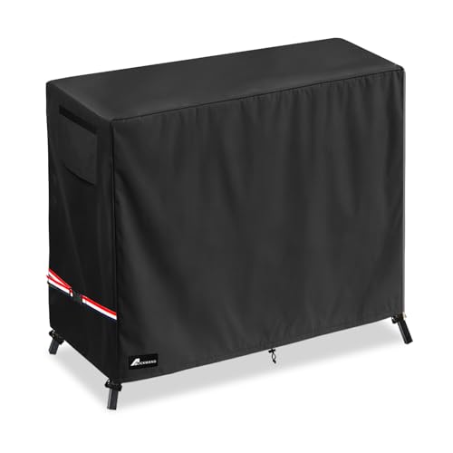 Strapazierfähige, reißfeste Grillabdeckung für Blackstone 1555 Heckklappen-Gasgrill und Grillplatte, wasserdicht, Blackstone 1555 1550 Flat Top BBQ Grillabdeckung (nur Abdeckung) von Alickwang