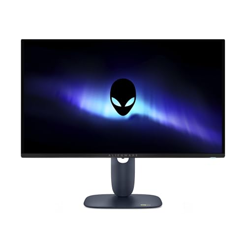 Alienware 27 Gaming Monitor - AW2725D, QHD (2560x1440), 280Hz, QD OLED, 0.03ms, NVIDIA G-SYNC Kompatibel, AMD FreeSync Premium Pro, HDR True Black 400, USB-C, DisplayPort, 2 HDMI, 3 Jahre Garantie von Alienware