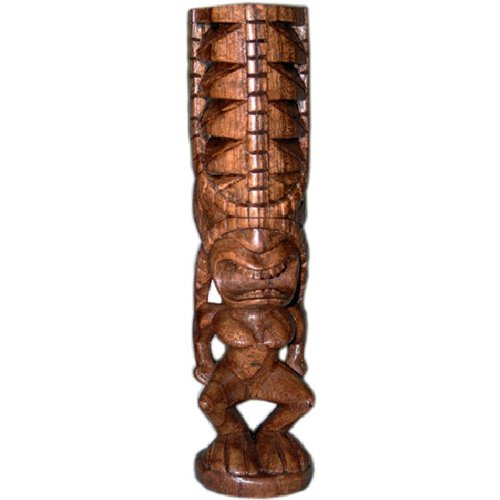 Geschnitzte Tiki-Statue – hawaiianischer Gott Kane von Alii of Hawaii