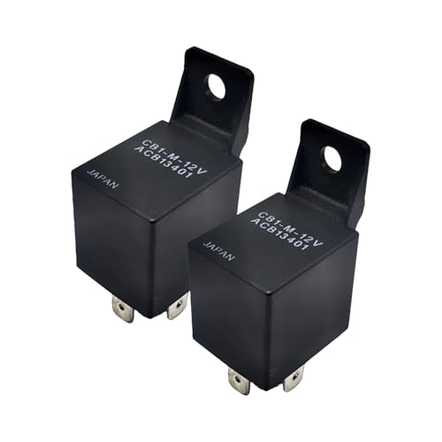 2 Stück Allzweckrelais CB1-M-12V ACB13201 40A 5-poliges Micro-ISO-Automobilrelais, geeignet für Luftkompressor-Scheinwerfer 2 Stück Allzweckrelais CB1-M-12V ACB13201 40A 5-poliges Micro-ISO-Automobilrelais, geeignet für Luftkompressor-Scheinwerfer von Alikkash