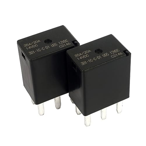 Allzwecker Micro-Relais 301-1c-C-D1 U05 12VDC 35A 5 PIN (Pack of 2) Allzwecker Micro-Relais 301-1c-C-D1 U05 12VDC 35A 5 PIN (Pack of 2) von Alikkash