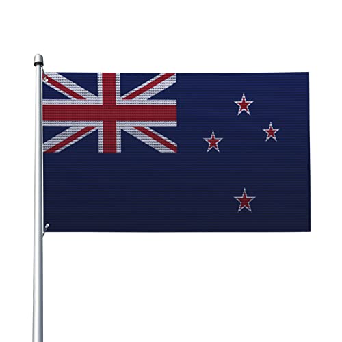 Aliment Flagge von Neuseeland, Strickeffekt, 90 x 150 cm, für den Außenbereich, Garten, Dekoration, Banner, Innenbereich, Familie, Urlaub, Mode, Party, Dekoration von Aliment