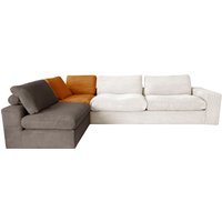 alina Ecksofa "Sandy" mit losen Sitz und Rückenkissen, in modernem Cordstoff von Alina