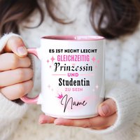 Personalisierte Tasse Studentin | Lustige Prinzessin Mit Name Geschenk Studentin, Studentengeschenk, Uni Motivation Kaffee Becher Personalisierte Tasse Studentin | Lustige Prinzessin Mit Name Geschenk Studentin, Studentengeschenk, Uni Motivation Kaffee Becher von AlinaPrintWonders