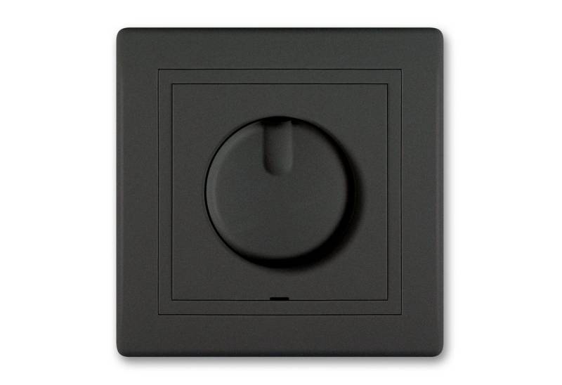 Aling Conel Drehdimmer PRESTIGE-Line Universal LED Dimmer Schwarz Soft Touch (Packung) von Aling Conel