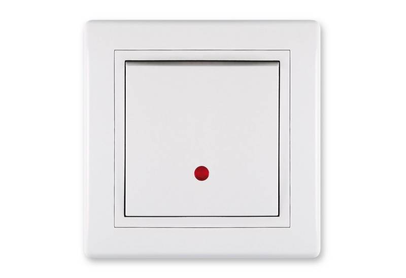 Aling Conel Lichtschalter PRESTIGE-Line Unterputz-Wechselschalter mit Glimmlampe (Packung) von Aling Conel