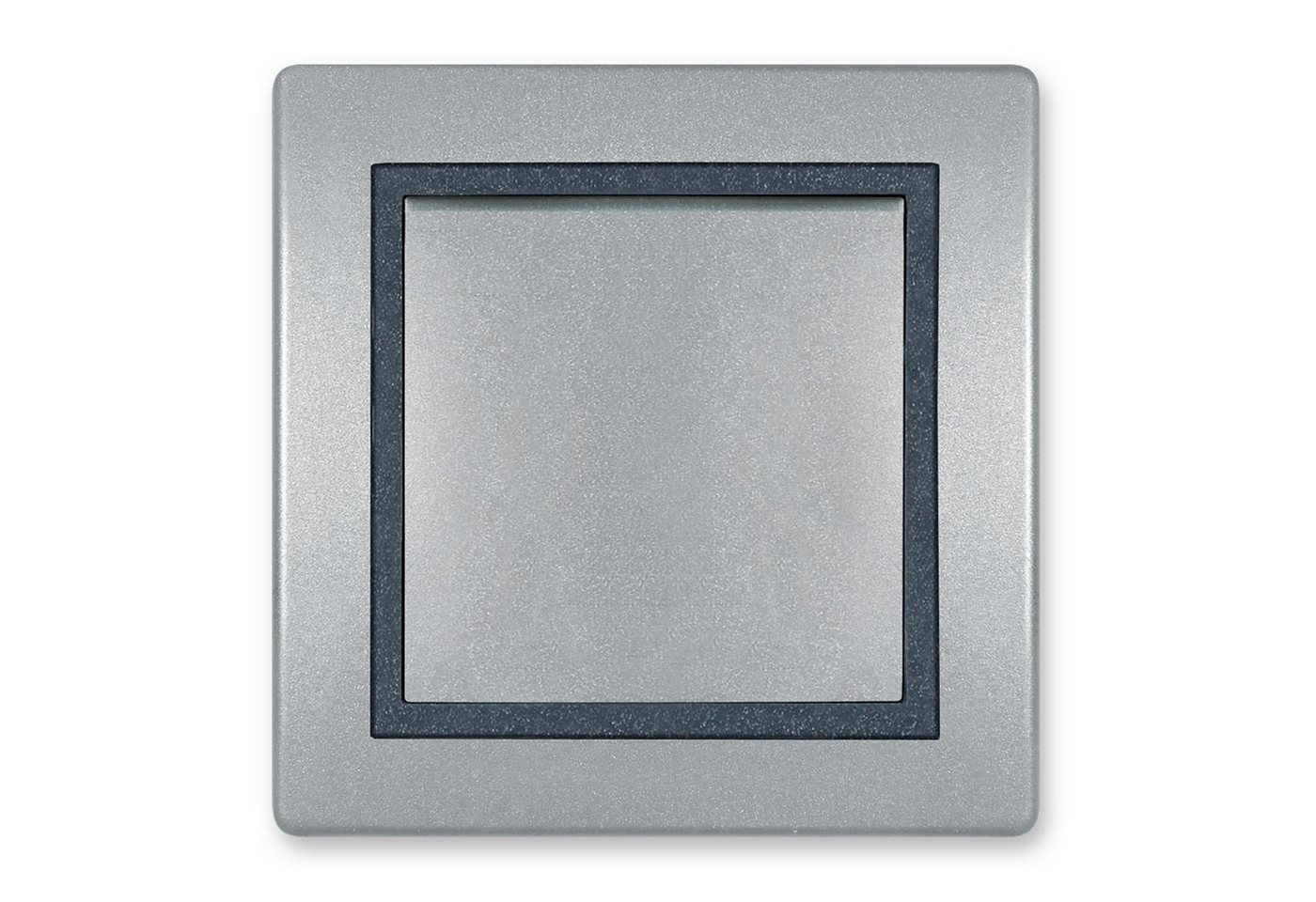 Aling Conel Lichtschalter Prestige Line Kreuzschalter Silber (Packung), VDE-zertifiziert von Aling Conel
