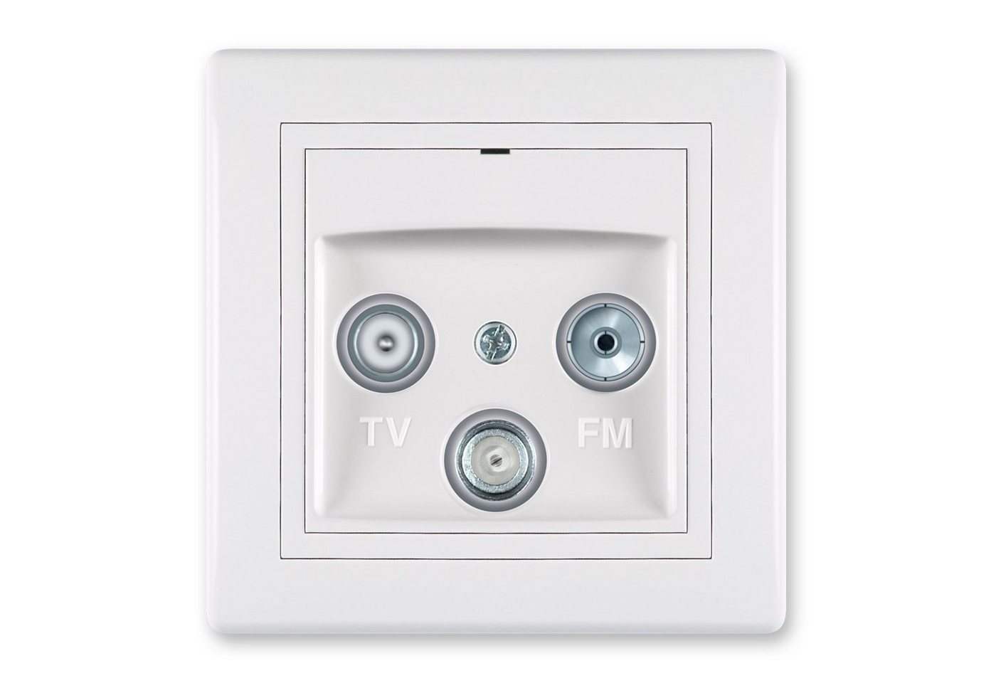 Aling Conel Steckdose Unterputz-TV/RF/SAT Antennendose Abschlußdose mit drei Ausgängen, Packung Aling Conel Steckdose Unterputz-TV/RF/SAT Antennendose Abschlußdose mit drei Ausgängen, Packung von Aling Conel