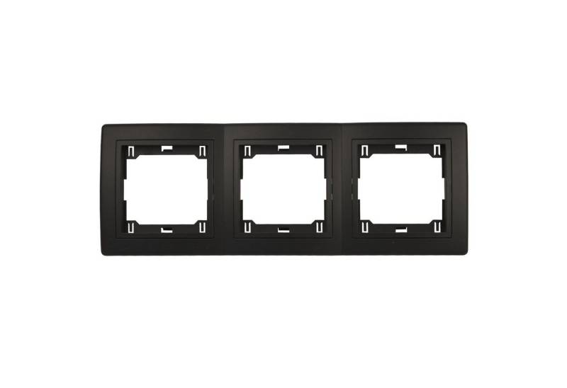 Aling Conel Unterputz-Steckdose Prestige-Line Abdeckrahmen mit integriertem Zwischenrahmen, Packung von Aling Conel