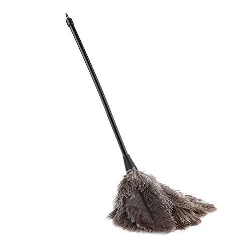 Duster Broom Straußenfeder Mini waschbar wiederverwendbare Straußenfeder Duster für Bücher Keyboard Office Home von Alinory