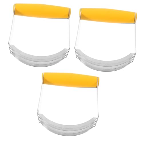 3 Stück Teigmixer mit Ergonomischem Handheld Mehlmischer für Präzises Backen Einfache Zubereitung von Teig Butter Kartoffelpüree für Heimische von Alipis