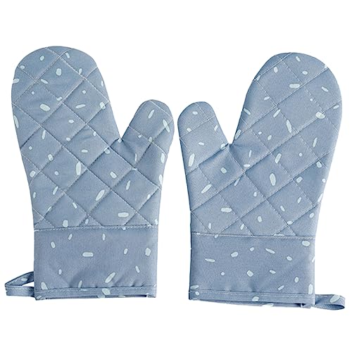 Alipis Hitzebeständige Ofenhandschuhe Aus Silikon Verdickte rutschfeste Fäustlinge Für Küche Grill Für Männer Und Frauen Wärmeisolierung Zum Backen Und Kochen von Alipis