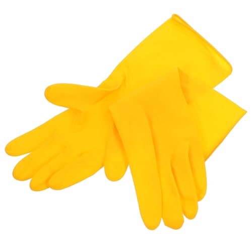 Alipis 1 Paar Latex Handschuhe Kleine Geschirrhandschuhe Handschuhe Reinigen Handschuhe Waschen Küchenhandschuhe Handschuhe Für Die Reinigung Des Küchenreiniger Emulsion Yellow von Alipis