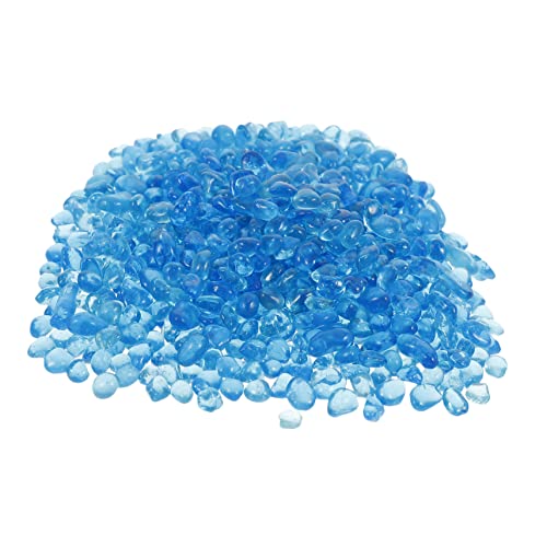 Alipis 1 Packung Bodensand Für Fischbecken Panzer Klein Grün Dekorationen Für Aquarien Poliert Aquarium Aquarienkies Steine Leuchtende Felsen Zubehör Für Aquarien Einmachgläser Glas Blue von Alipis