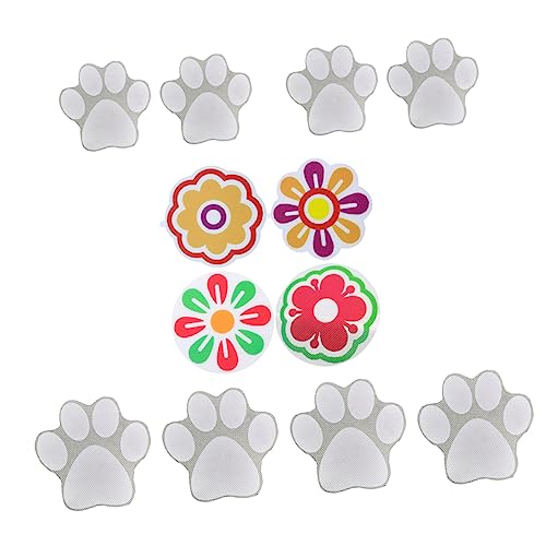 Alipis 12er-Pack Aufkleber Blumen-Cartoon-Aufkleber Nicht-fliesenaufkleber Für Küche Badezimmer von Alipis